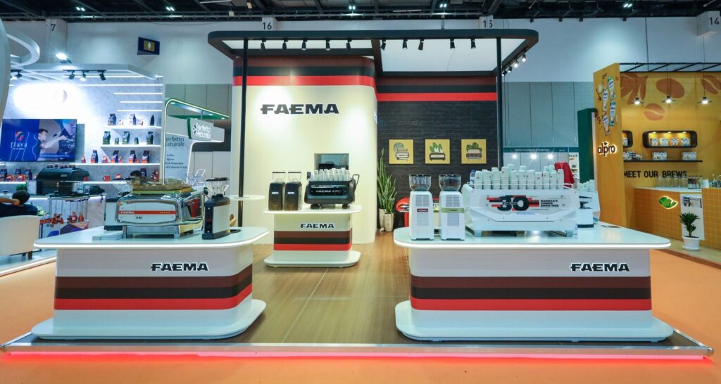 World of Coffee exhibition booth design by spectrum exhibitions - Spectrum World of Coffee exhibition booth design by spectrum exhibitions