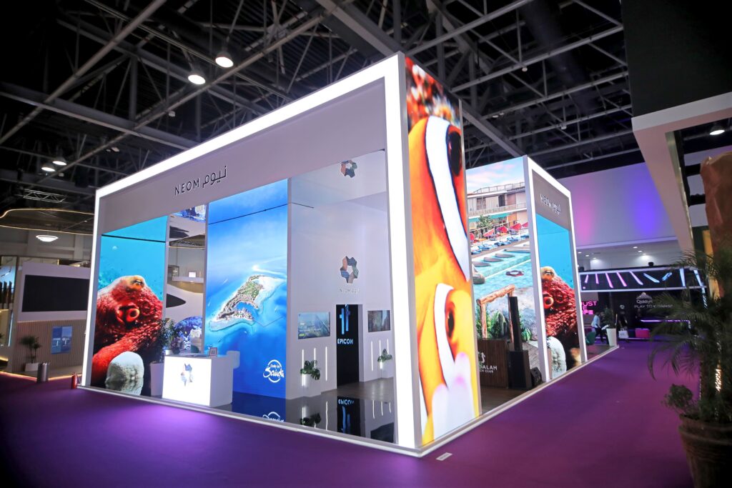 arabian travel market - exhibition stand design by spectrum - Spectrum arabian travel market - exhibition stand design by spectrum