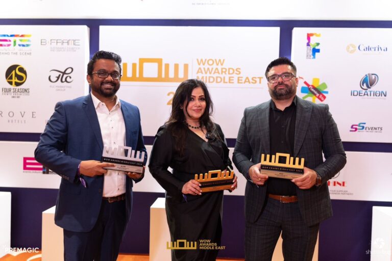 Spectrum Exhibition receiving WOW Awards Middle East 2024 Winner recognition