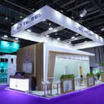 Custom exhibition stand fabricated by Spectrum Exhibitions in Dubai