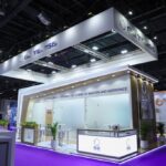 Premium exhibition stand design and fabrication for MRO Middle East
