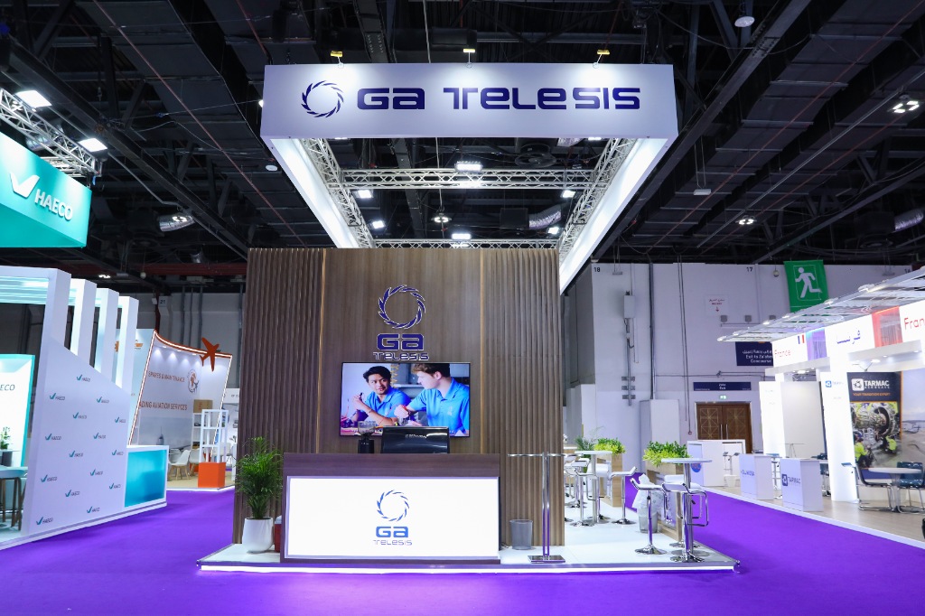 Trade show booth manufactured for an international exhibition