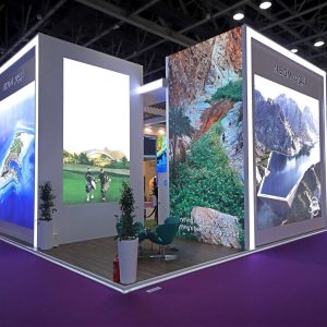 Arabian Travel Market ATM exhibition stand project