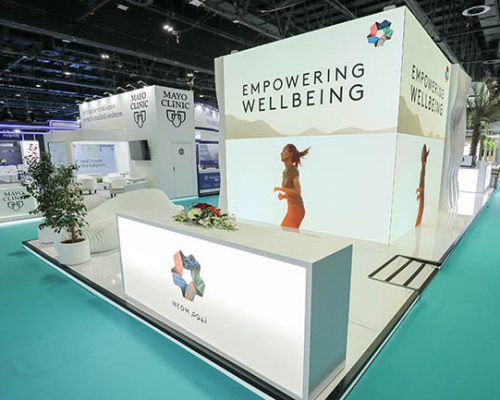 Neom exhibition stand